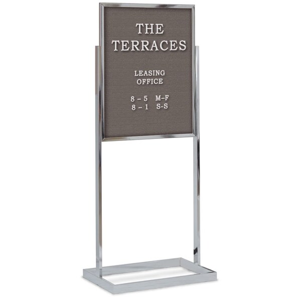 Sliding Door Indoor Enclosed Corkboard, 4